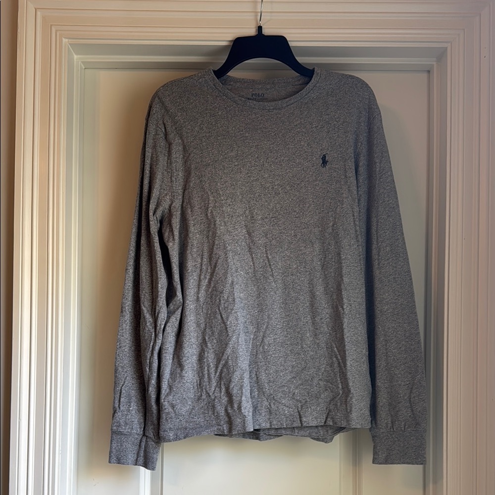 Polo by Ralph Lauren Gray Long Sleeve Tee